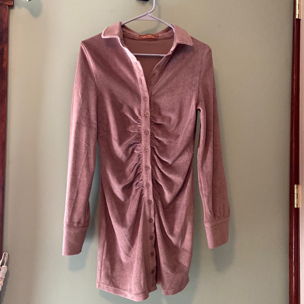Brown Mini Dress